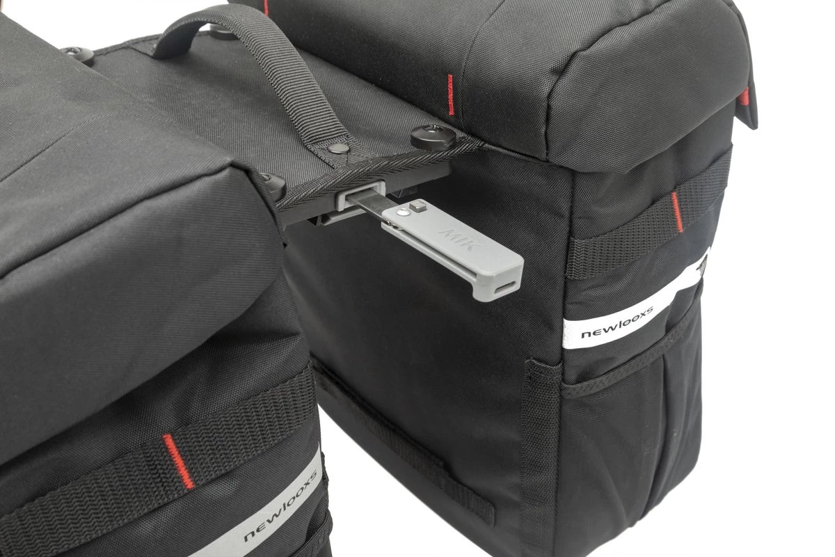 New Looxs Vigo Double MIK Dubbele Fietstas - Afneembaar - 37 Liter - Zwart - Afbeelding 10