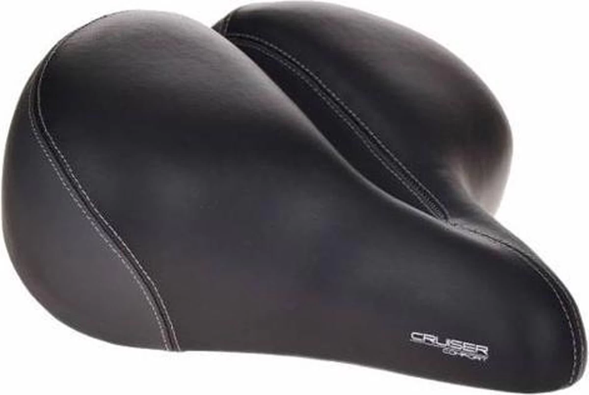 Contec City/Tour Fietszadel - Zwart - XXL Zitvlak - Met Uitsparing - Afbeelding 2