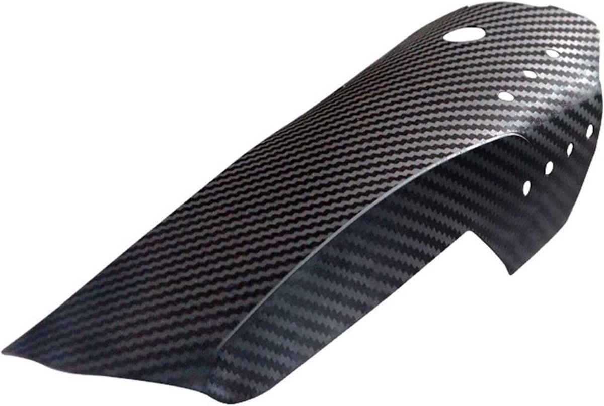 Set Van 2 - Universeel Spatborden - Inclusief Bevestiging Materiaal - Tie Wraps - Mountainbike Spatbord -Verstelbare Voor + Achter MTB Spatbord Set - Compatibel Met 20 "/24"/26 "/27.5"/29" Fiets - MBT Spatborden - 3D Carbon Patroon - Zwart - Afbeelding 5