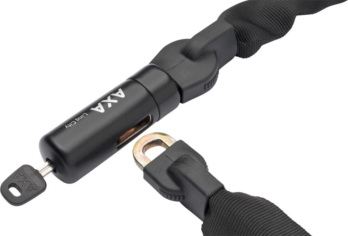AXA Linq City 100 Kettingslot - Slot Voor Fietsen - 100 Cm – 7 Mm - Zwart - Afbeelding 8