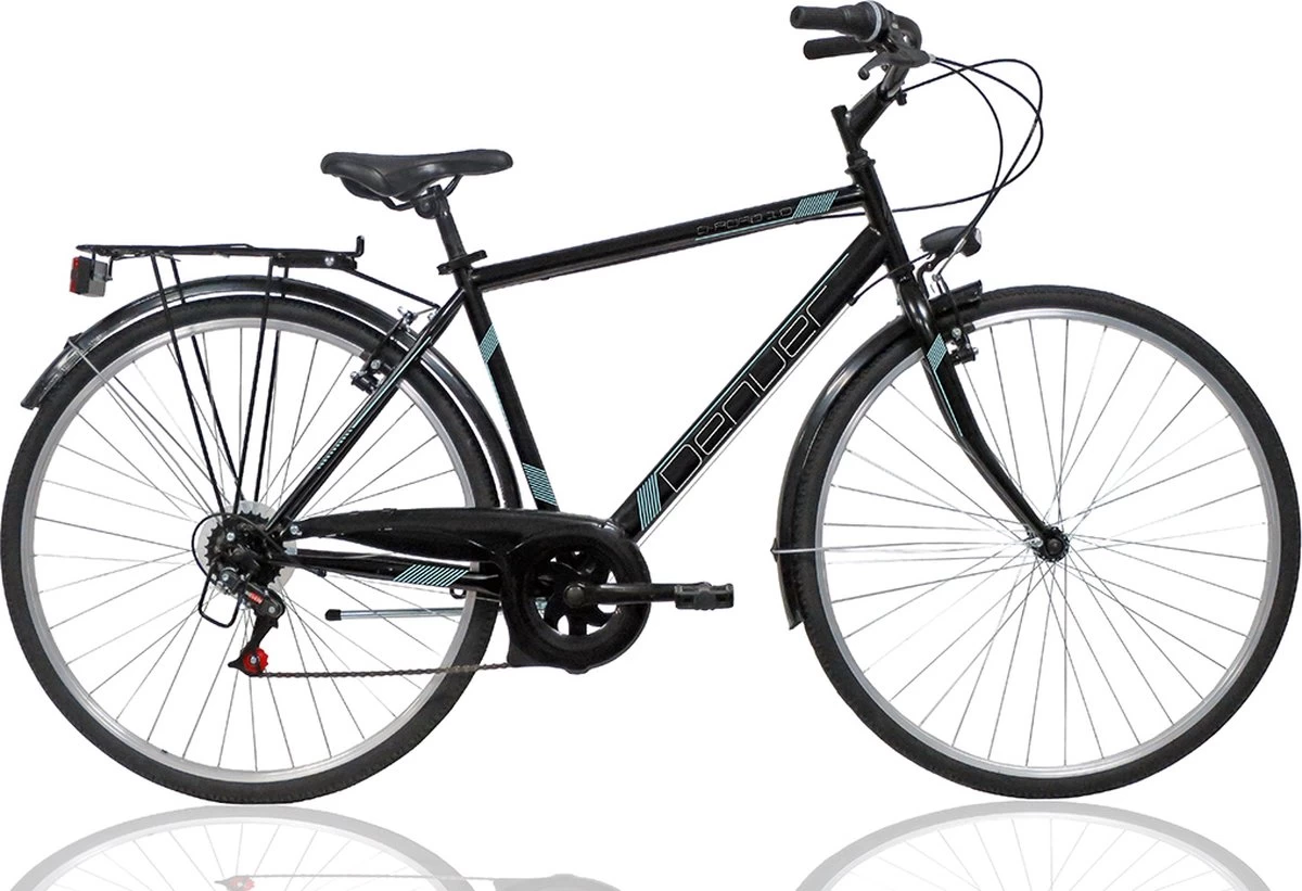 Denver D-Road,herenfiets, Trekking, 7 Sp, Zwart