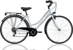 Denver D-Road, Damesfiets, Trekking, 7 Sp, Wit