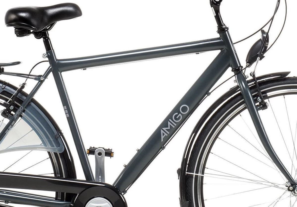 Amigo Bright - Herenfiets 28 Inch - Fiets Met 3 Versnellingen - Antraciet - Afbeelding 10