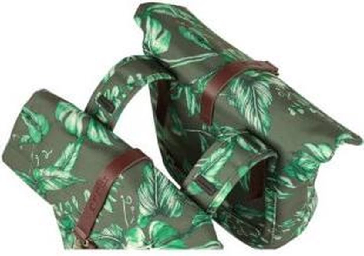 Basil Ever-Green Dubbele Fietstas - Beige - 32 Liter - Afbeelding 6