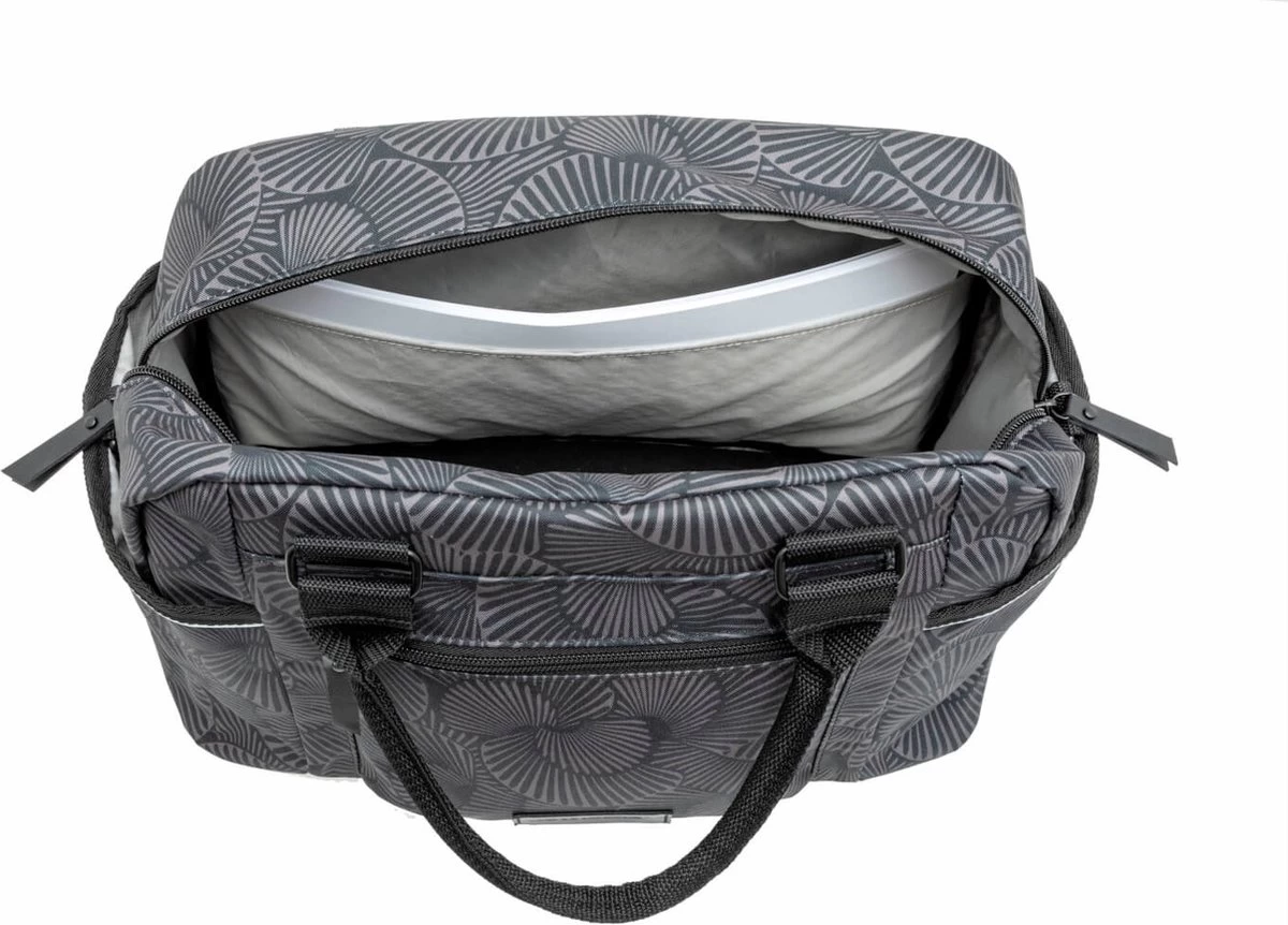 New Looxs Bari Selo Enkele Fietstas - Afneembaar Schoudertas - 13 Liter - Zwart - Afbeelding 7