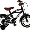 Volare Black Cruiser Kinderfiets - Jongens - 12 Inch - Zwart - 2 Handremmen