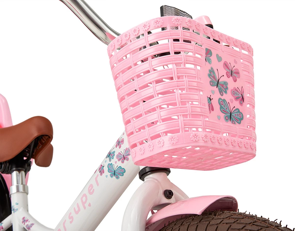 Supersuper Little Miss - Kinderfiets - Meisjesfiets - 16 Inch - Wit - Afbeelding 4