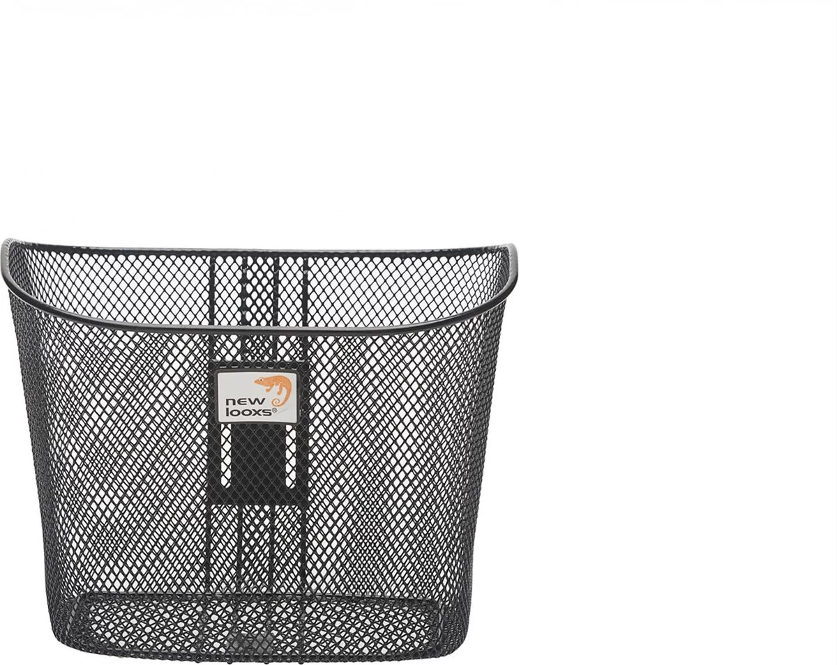 New Looxs Toscane RapidLock Fietsmand Stuur - 19 Liter - Staal - Zwart - Afbeelding 7