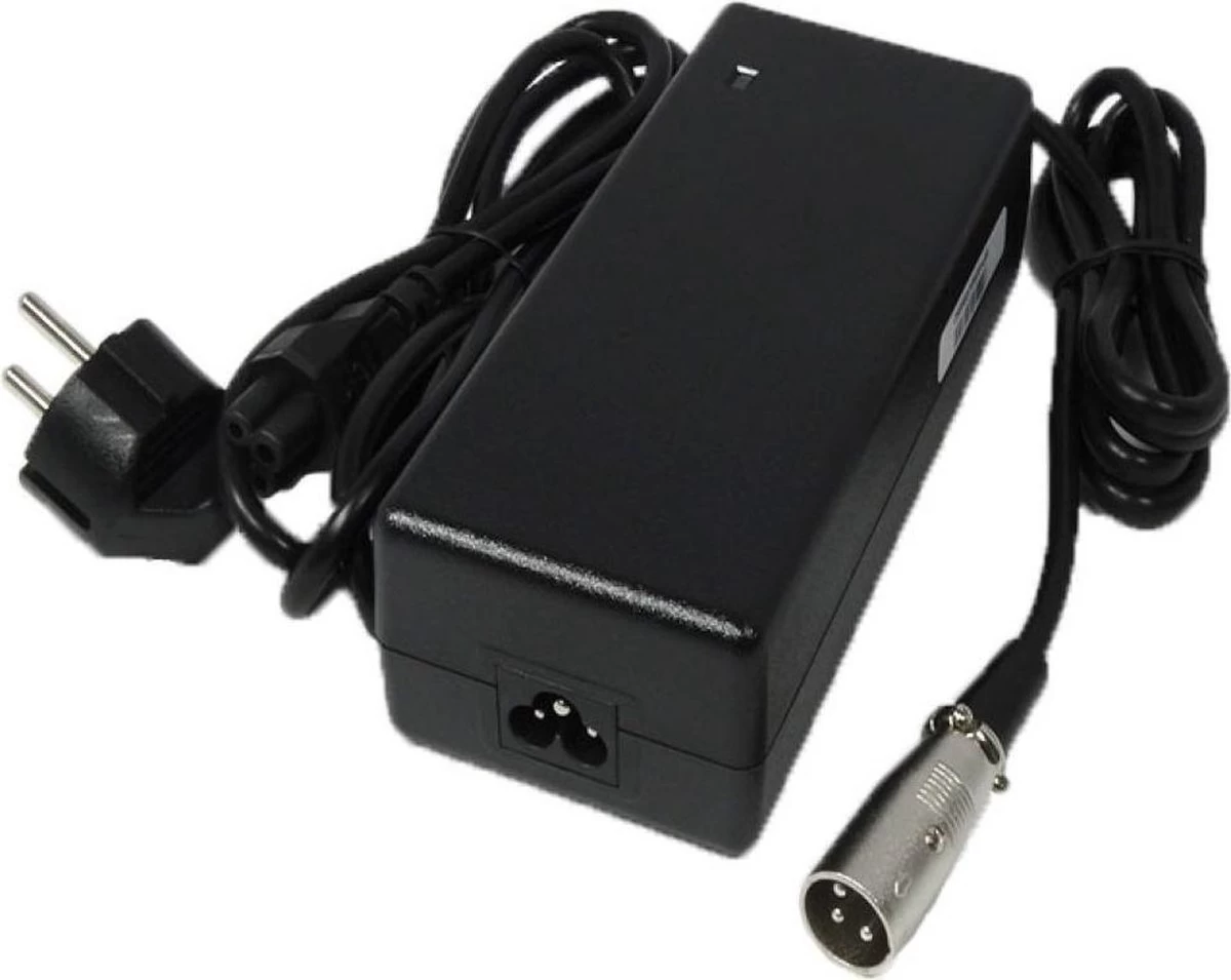 Universele Fietsaccu Lader - Elektrische Fietsoplader - 24V - 2A - Met XLR 3 Pins Stekker - Afbeelding 3