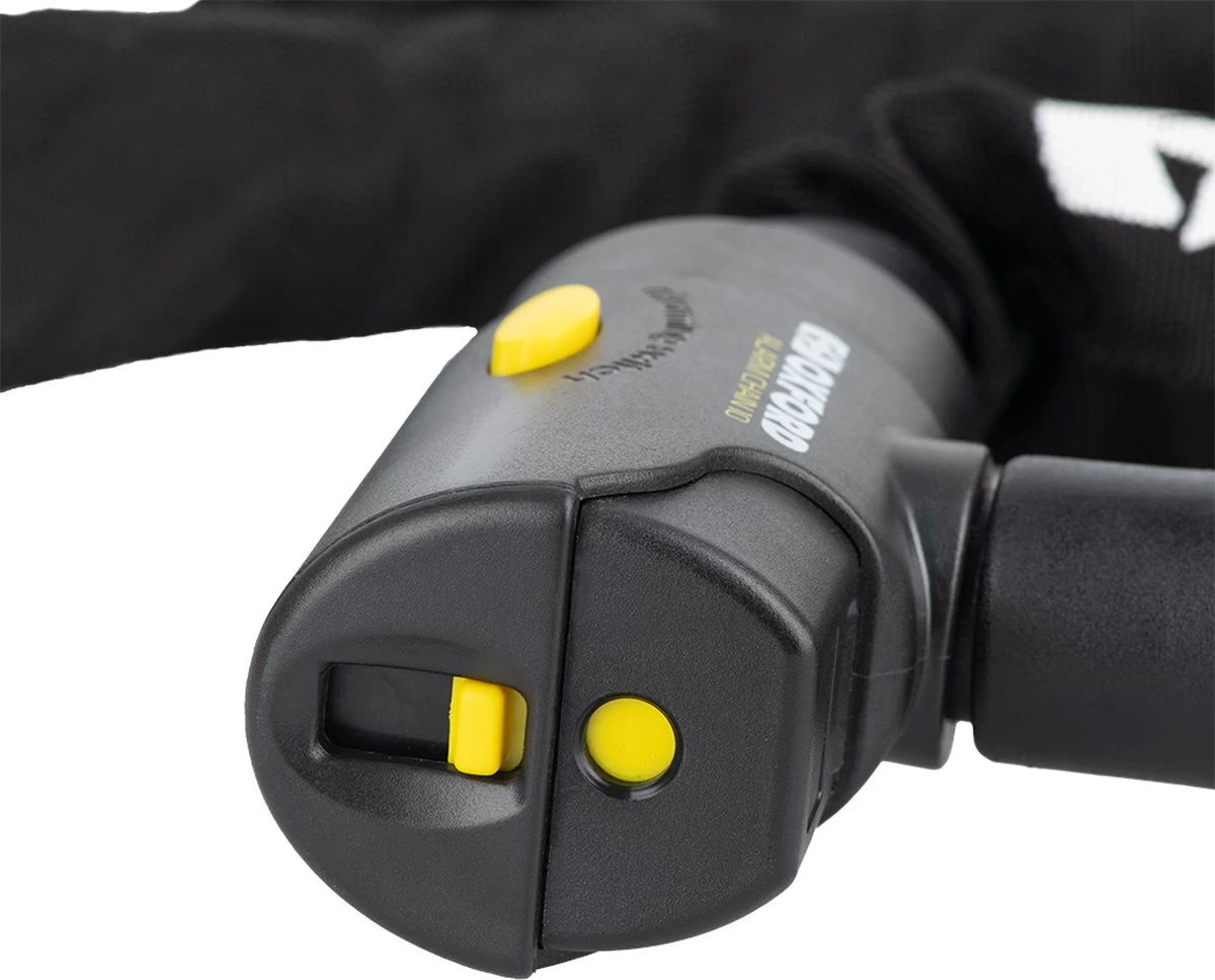 Oxford Fiets - Scooter - E-bike Kettingslot 1,5 Meter Met Alarm - Zeer Sterk Kettingslot Met Alarm - Kettingslot Van Gehard Staal Met Alarm ! - Afbeelding 7