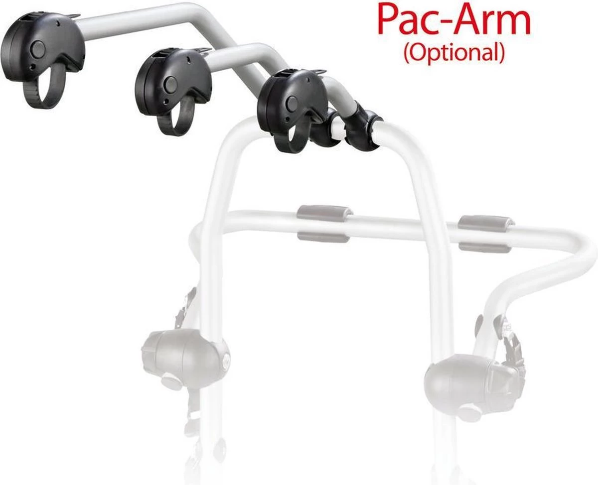 Fietsdrager Radius, Fietsenrek Achter - 2 Fietsen- (draagkracht 45kg TUV)- Achterklep- Elektrische Fiets - Afbeelding 2