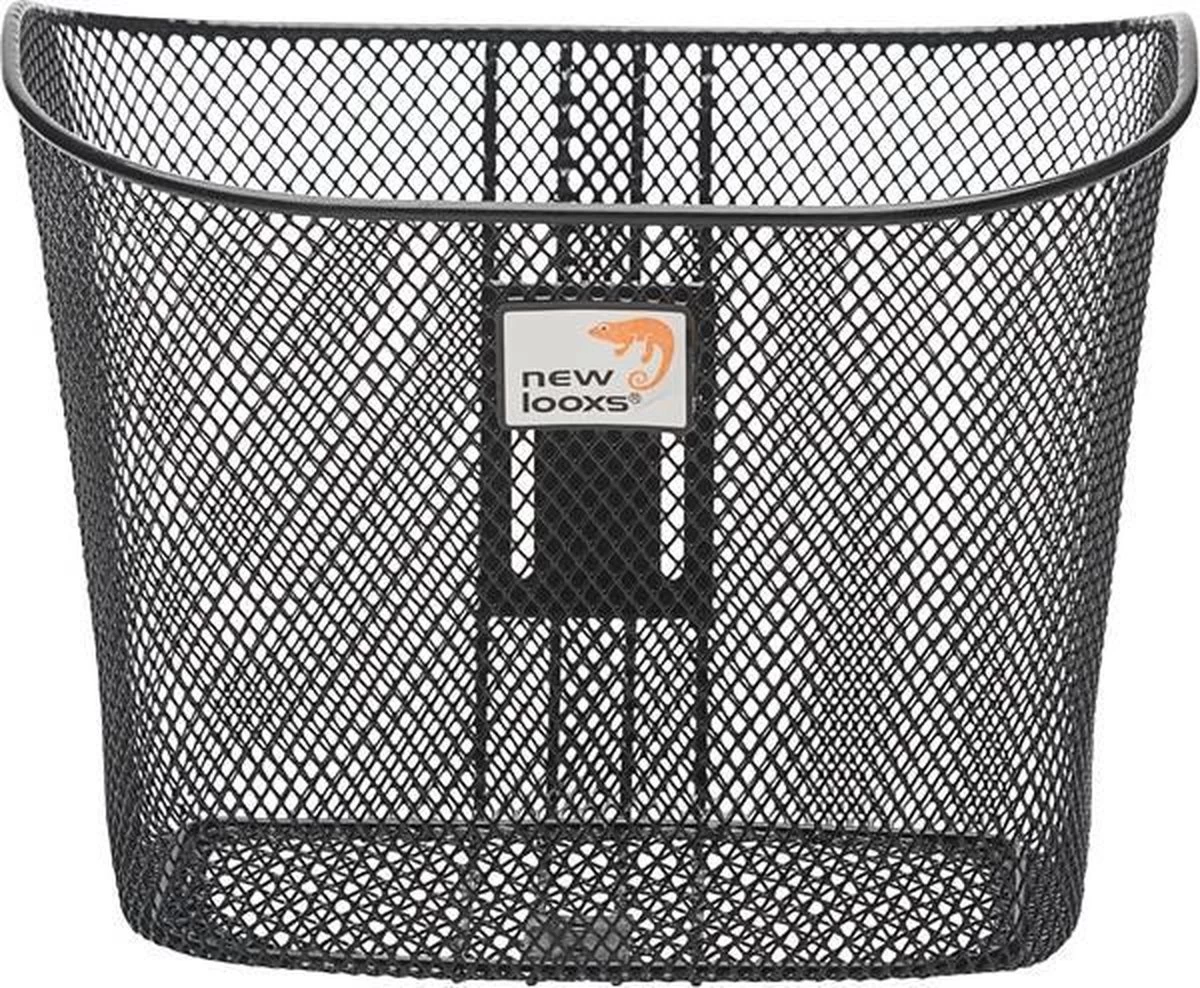 New Looxs Toscane RapidLock Fietsmand Stuur - 19 Liter - Staal - Zwart - Afbeelding 8