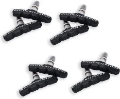 4 Set Universele Rubberen Fiets V Remblokken Set - 4 Paar – 8 Stuks – 70mm | Rubber Remblokjes | Fietsen Remblok | Remblokkenset | Remblokset Geschikt Voor Mountainbike, Stadsfiets, Vouwfiets En Tourfiets