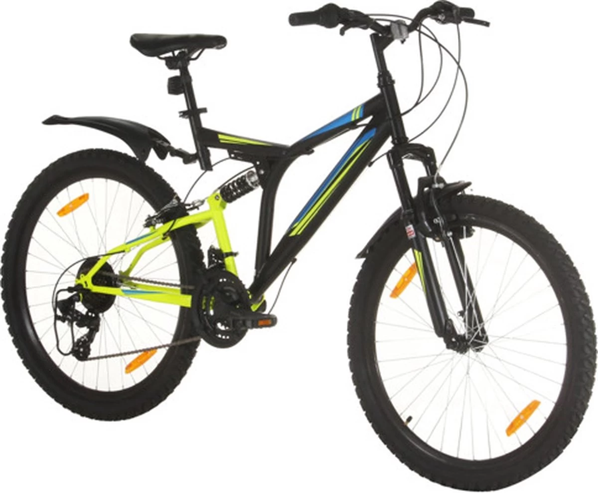 VidaXL Mountainbike 21 Versnellingen 26 Inch Wielen 49 Cm Zwart - Afbeelding 2
