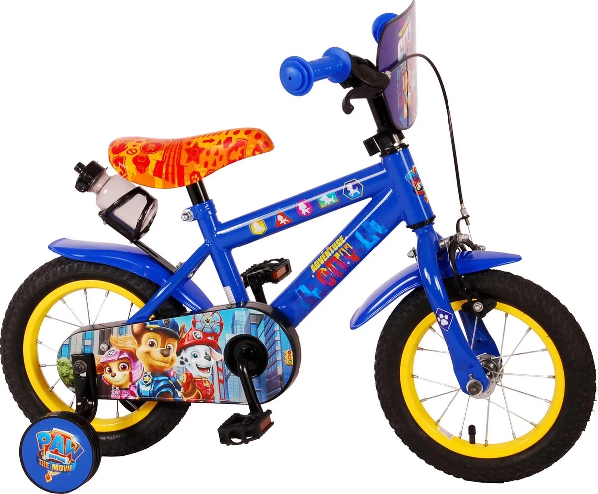 Volare PAW Patrol Kinderfiets - Jongens - 12 Inch - Blauw - Afbeelding 2