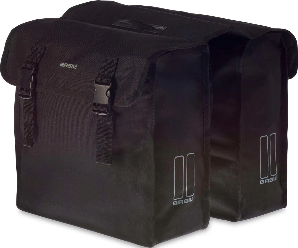 Basil Mara Dubbele Fietstas - Zwart - 26 Liter - Afbeelding 6