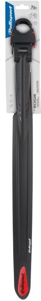 Polisport Michigan Achterspatbord - 26/27.5/29 Inch - Zwart - Afbeelding 5