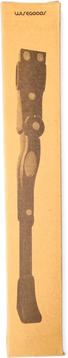 WiseGoods Mountainbike Standaard Universeel - MTB Kickstand - Fietsstandaard - Zijstandaard Fiets - Rubber Voet - 34 Cm - Zwart - Afbeelding 4