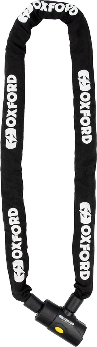 Oxford Fiets - Scooter - E-bike Kettingslot 1,5 Meter Met Alarm - Zeer Sterk Kettingslot Met Alarm - Kettingslot Van Gehard Staal Met Alarm ! - Afbeelding 2