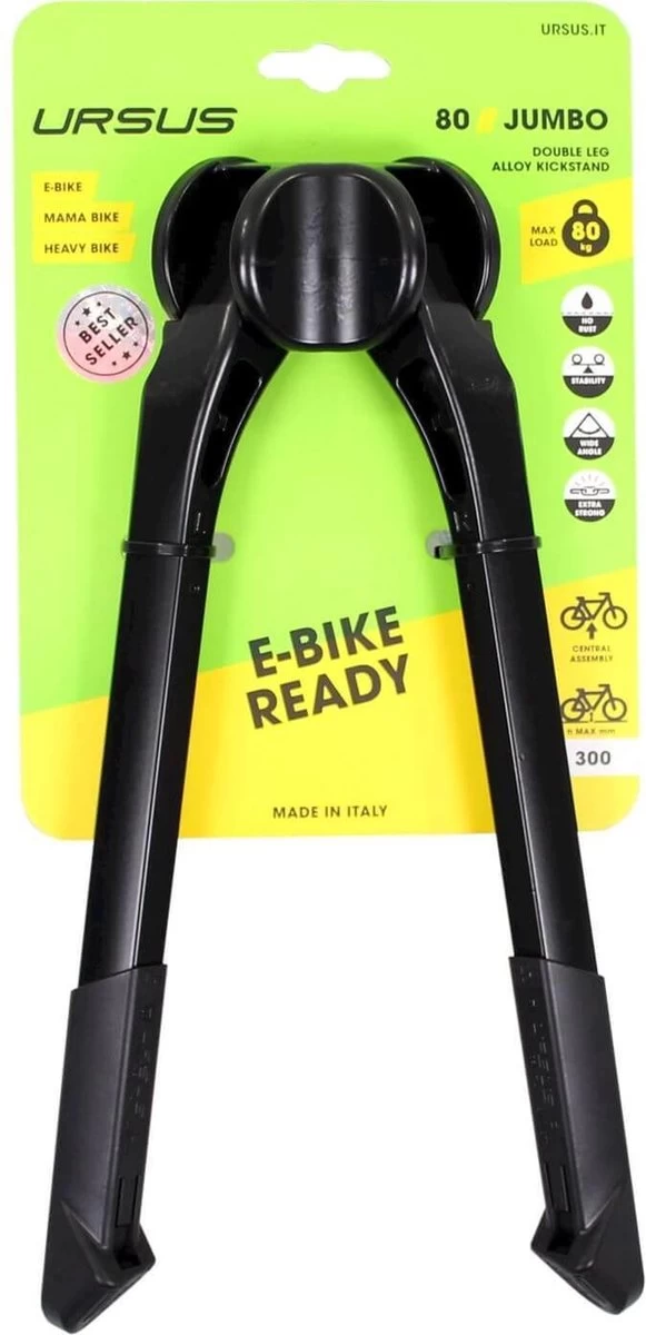 Ursus Middenstand Jumbo2 28 - Fietsstandaard - 28 Inch - Zwart