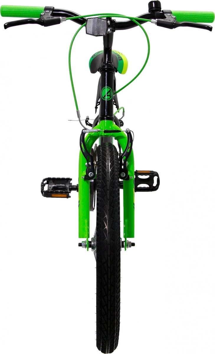 Amigo Wild - Mountainbike 20 Inch - Voor Jongens En Meisjes - Zwart/Groen - Afbeelding 7