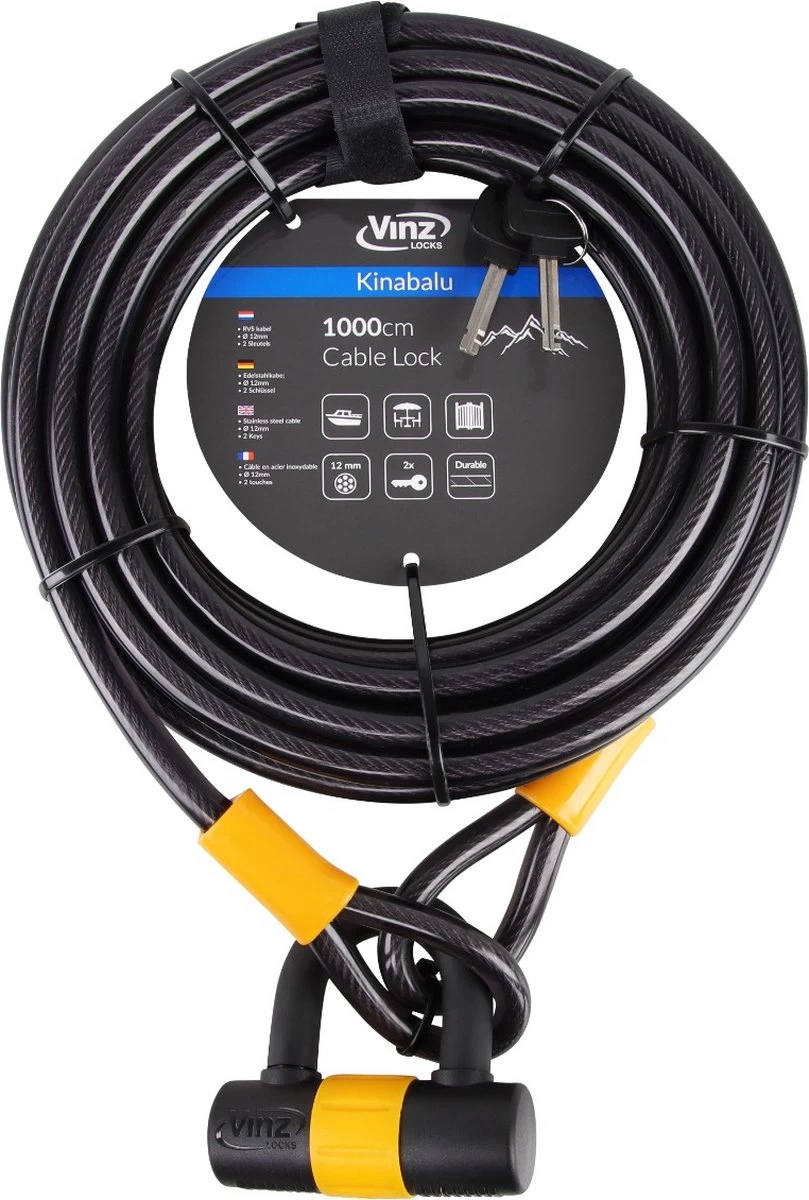 VINZ Kinabalu Kabelslot 12mm X 10 Meter Bootslot / Tuinmeubel Slot / Terras Slot 1000 Cm - Afbeelding 5