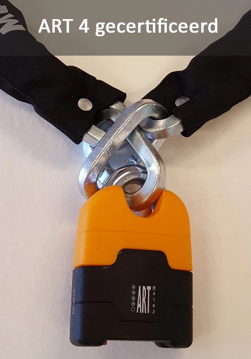 Maxx-Locks Ohura Motorslot / Scooterslot ART 4 - Kettingslot 150cm - Afbeelding 8
