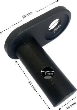 AnimalZ Fietskarkoppeling - Koppelstuk - Koppeling - Trekhaak Hondenfietskar - Fietskar