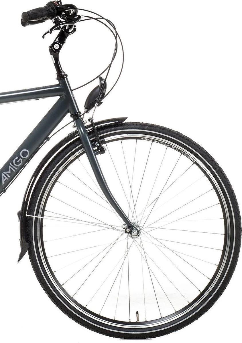 Amigo Bright - Herenfiets 28 Inch - Fiets Met 3 Versnellingen - Antraciet - Afbeelding 7