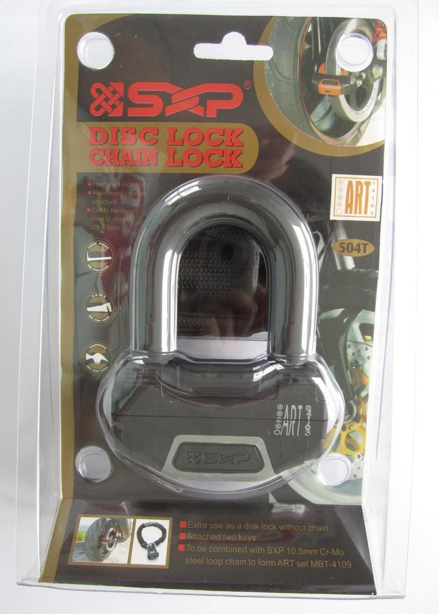 SXP Schijfremslot ART 4 - Zwart - Afbeelding 7