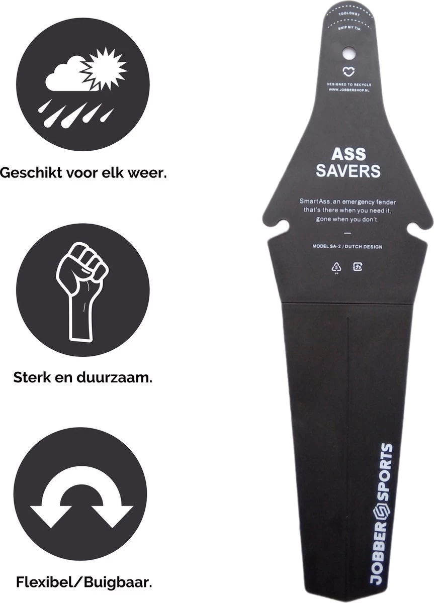 San Marco Jobber Sports - Spatbord Mountainbike - Ass Saver - 3x Achterspatbord - Afbeelding 3