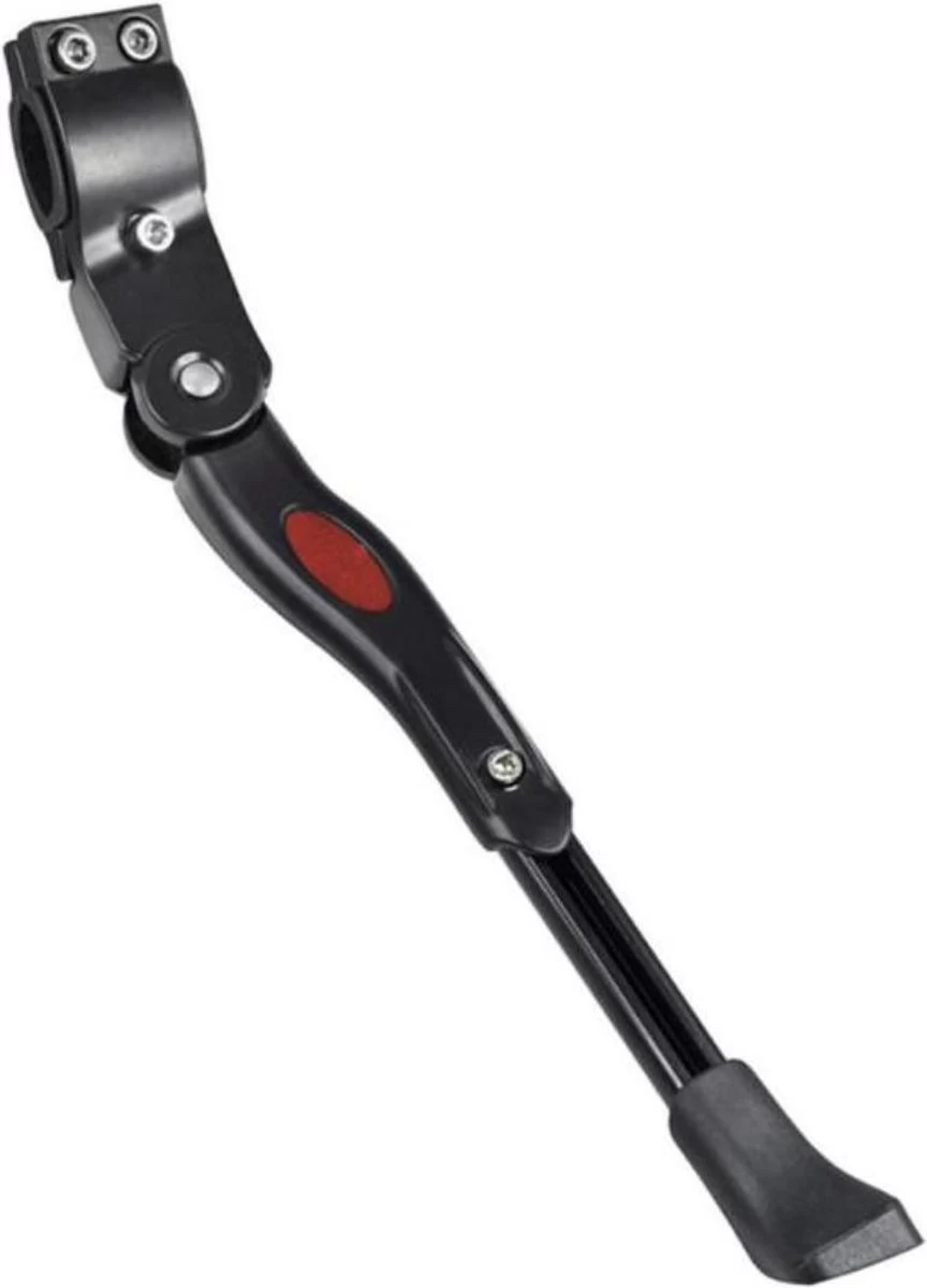 WiseGoods Mountainbike Standaard Universeel - MTB Kickstand - Fietsstandaard - Zijstandaard Fiets - Rubber Voet - 34 Cm - Zwart