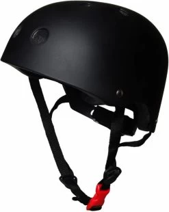 Kiddimoto Helm Zwart Mat Small