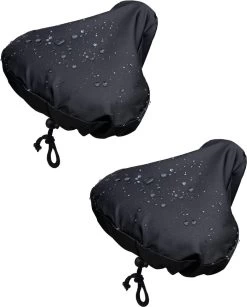 Zadelhoes - 2 Stuks - Zwart - Universeel - Bescherming Van Je Zadel Tegen Weer En Wind
