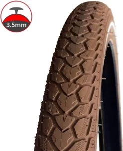Rexway Buitenband Antilek 28 X 1 5/8 X 1 3/8 (37-622) Bruin